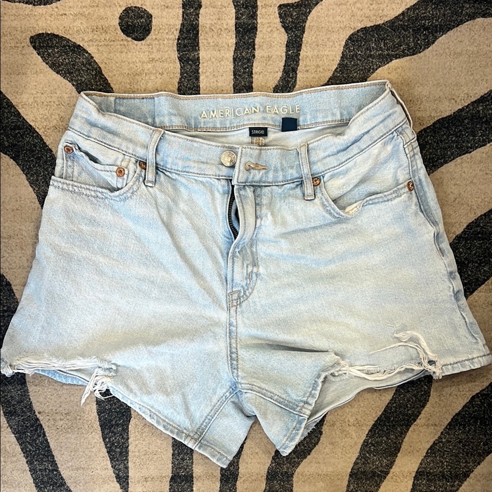 American Eagle Outfitters Light Blue Denim Shorts